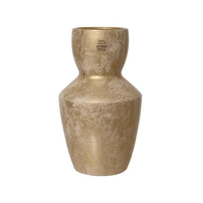 VASO TERRACOTTA ORO H.30 D.19